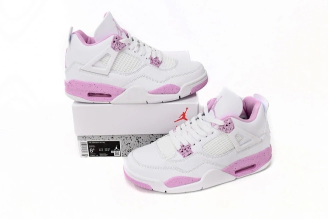 Rep MAX White Retro Jordan Pink 4 CT8527-116 0708